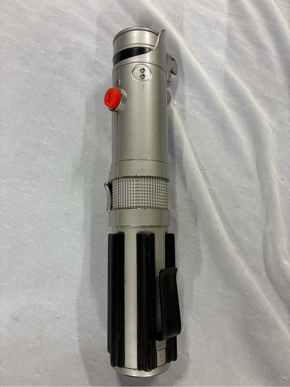 Hasbro Star Wars Blue Flick Out Lightsaber Toy Anakin Luke Jedi Cosplay 2004 LFL